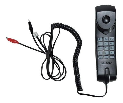 Telefone Badisco Completo  (garras Jacaré/plug Rj11)