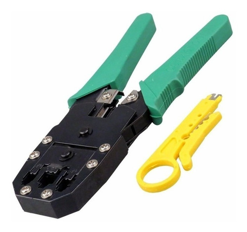 Crimpeadora Profesional Rj45 Rj11 + Pela Cable - Tecnomati