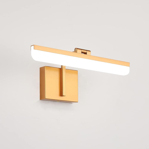 Tipace 16in Led Vanity Light Fixturs Para Baño Gold Bathroom