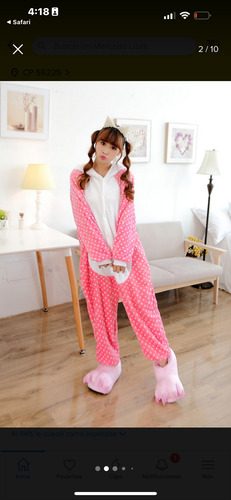 Mameluco Hello Kitty Adulto Pijama Afelpada