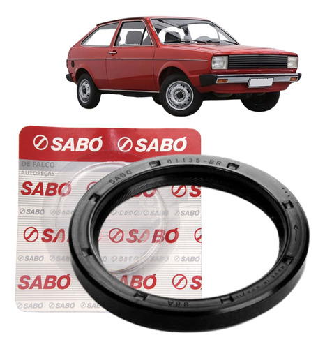 Retentor Virabrequim Traseiro Gol Bx Ar 1300 1600 Sabó Preto