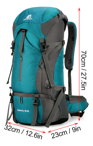 C Funda De Viaje Con Dos Bolsas De Hombro Para Acampar, Lluvia