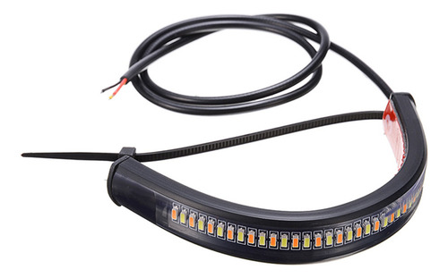 For Tira De Luz Led De Color Ámbar Y Blanco, 2 Unids