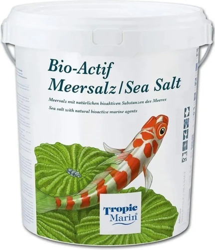 Bio Actif 25 Kg Tropic Marine Sal Premium Alemana 625-750l