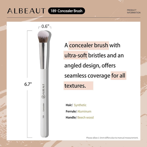 Pinceles De Maquillaje Corrector De Base Albeaut Para Barra