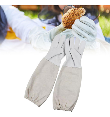2 Guantes De Apicultor, Fundas Protectoras Para Abejas, L