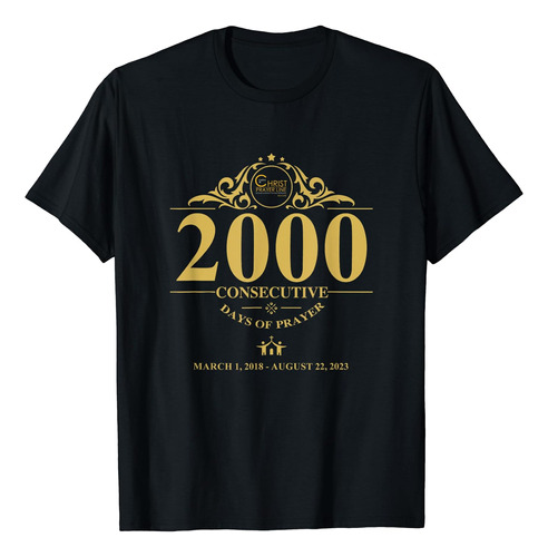 2000 Polera De Días Consecutivos De Oración