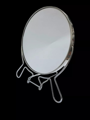 Imagen 2 de 3 de Espejo Pie Redondo 2 Caras Maquillaje 15 Cm 2x/1x Z Obelisco