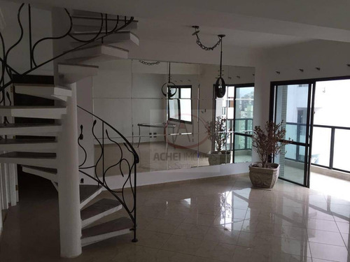 Imagem 1 de 19 de Cobertura Com 3 Dormitórios, 1 Suíte 2 Vaga À Venda, 300 M² Por R$ 2.600.000 - Boqueirão - Santos/sp - Co0090
