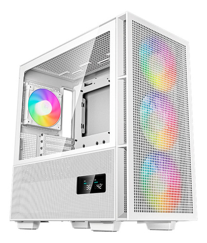 Gabinete Gamer Atx Deepcool Ch560 Digital Wh Pantalla 4 Argb