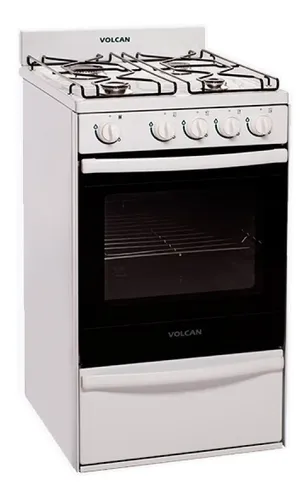 comprar Cocina Volcan89144VM multigas color blanco con puerta con visor