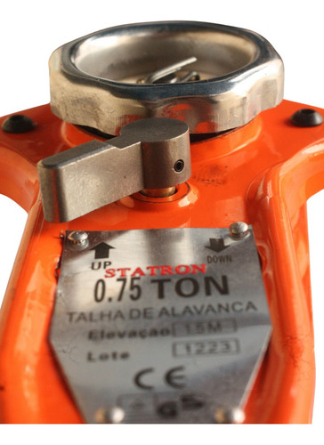 Talha Manual Alavanca Catraca 750kg 5metros Corrente