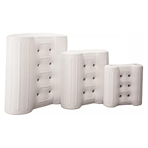 Cojines De Cama Bote 46090, Blanco, 15 X 15 X 6 1/2 Pul...