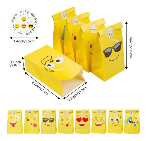 A. Bolsas De Papel Kraft Dulces Bolsas De Regalo De Papel