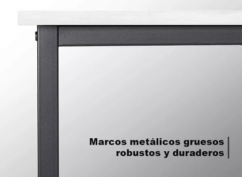 Escritorio Veta De Madera Blanca Cálida + Lanti Catalpa Heaimo