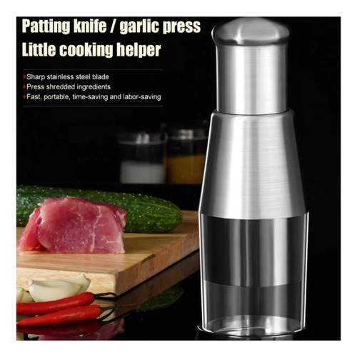 Prensa De Ajo De Cocina Multifuncional De 2 Piezas