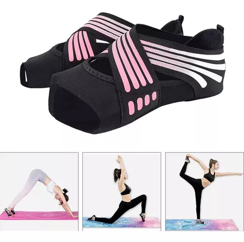 Meias de algodão antiderrapante respiráveis para homens e mulheres,  tamanhos grandes, meias Terry para ioga, pilates, esportes, fitness,  academia, balé, dança - AliExpress