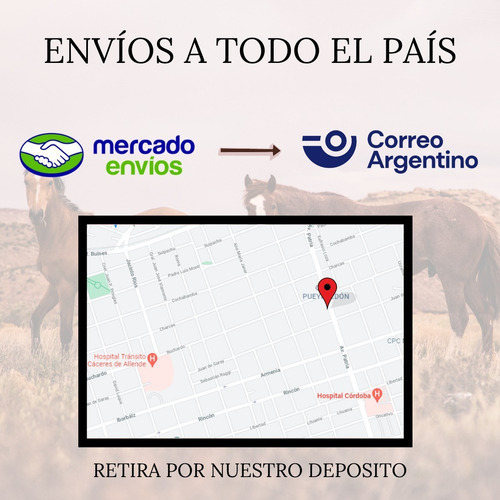 Imagen 6 de 6 de Juego Cincha Ramal Especial Cuero Crudo Apero Recado