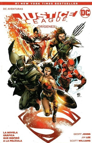 Justice League Orígenes Dc Aventuras Novela Gráfica