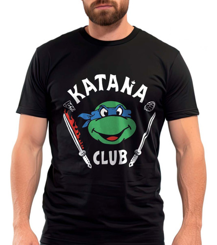 Playera Katana Club Tortugas Ninjas  Leonardo