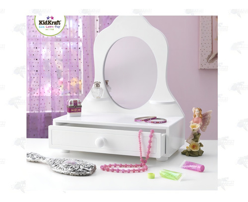 Tocador Niñas Con Espejo Blanco Kidkaft Xtreme P