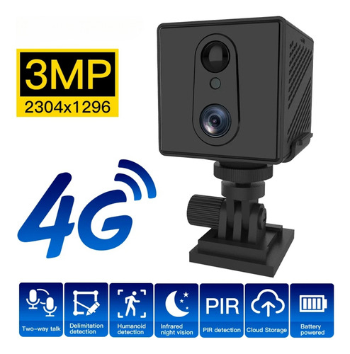 Cámara De Tarjeta Sim De 3 Mp, 4 G, Cámara De Detección Huma