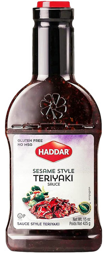 Haddar Adobo Dulce De Salsa Teriyaki Estilo Ssamo, 15 Onzas,