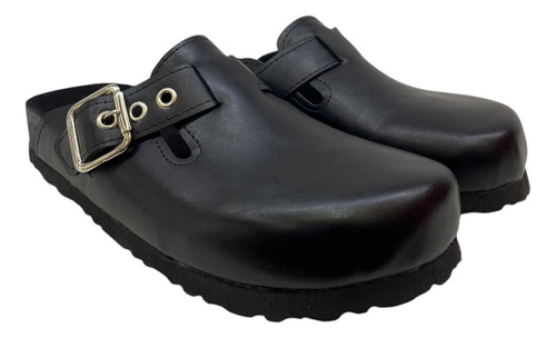 Zueco Comodo Liviano Cerrado Bajo Hebilla Mujer Moda