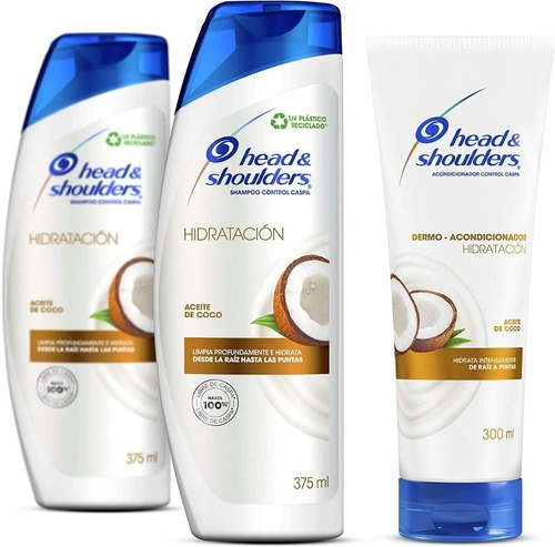  Kit Head & Shoulders Shampoo + Acondicionador Aceite De Coco