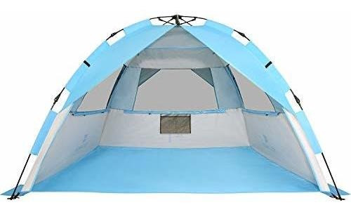 G4free Deluxe Xl Pop Up Beach Tent, 3-4 Personas Easy Nlqhk