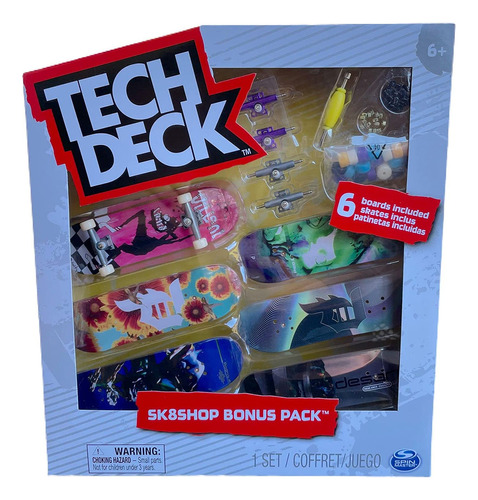 Tech Deck Sk8shop Bonus Pack Mini Finger Skateboard Mul...