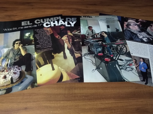 (ar369) Charly Garcia * Clippings Revista 3 Pgs * 2015