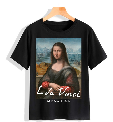 Polera Mona Lisa Da Vinci Arte Artista Museo Hombre Mujer 