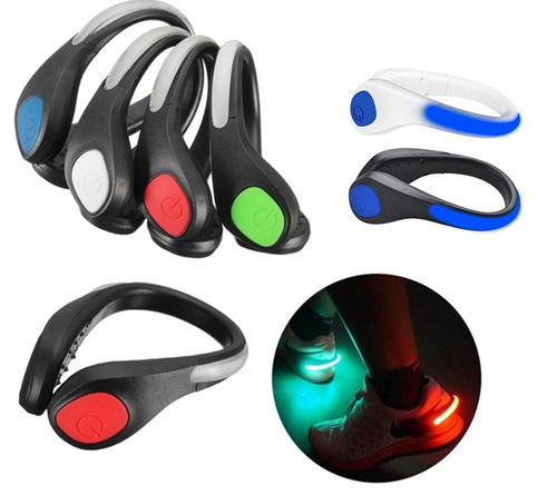 Combo X4 Luces Reflectoras Biciclet Led Visibilidad Nocturna