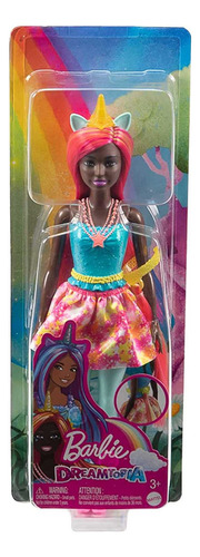 Barbie Dreamtopia - Muñeca De Unicornio (cabello Rosa Y Amar