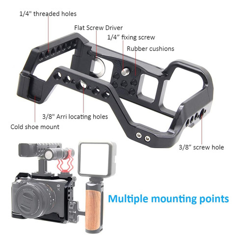 Funda De Camara Easy Hood Para Sony Alpha 7c/a7c/ilce-7c,...