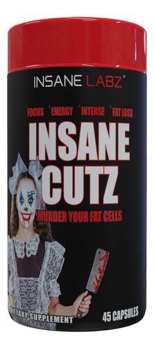 Suplemento Insane Labz Insane Cutz Intense Fat Burner 45 Cáp