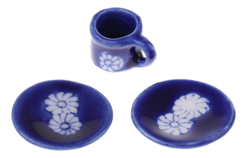 1:12 15 Piezas De Té De Taza Platillo Olla Pot En De