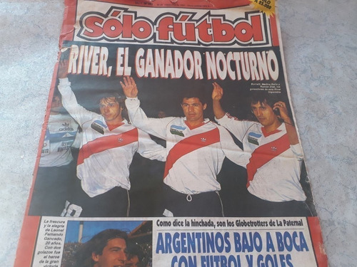 Revista Solo Futbol River El Ganador