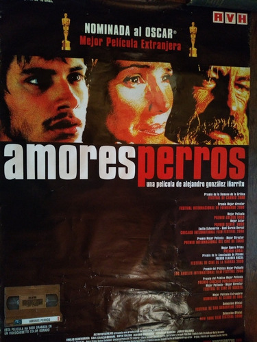 Poster De La Película Amores Perros (Usado)