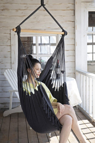 Y- Stop - Silla Hamaca Colgante Tipo Columpio Con Cuerdas