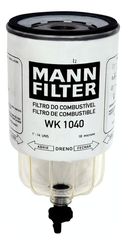 Kit Filtro De Combustiel E Separador De Agua Wk1040