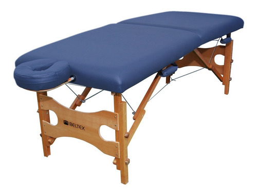 Maca Profissional Cedro Massagem Terapias Portatil Beltex Cor Azul