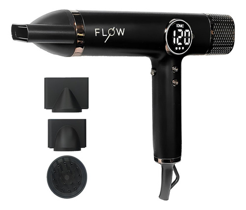 Secador De Cabelo Lizz Flow Com Painel Digital 2000w 110v