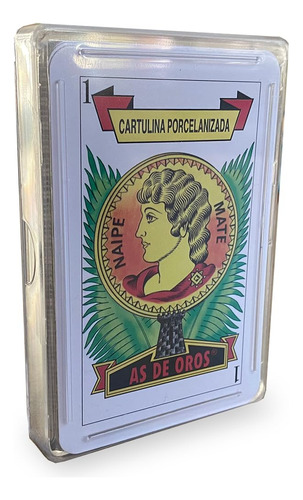 Baraja Española Con Estuche De Plástico