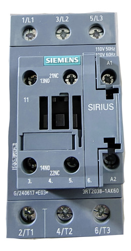 Contactor Siemens Sirius 3rt-2038 37kw