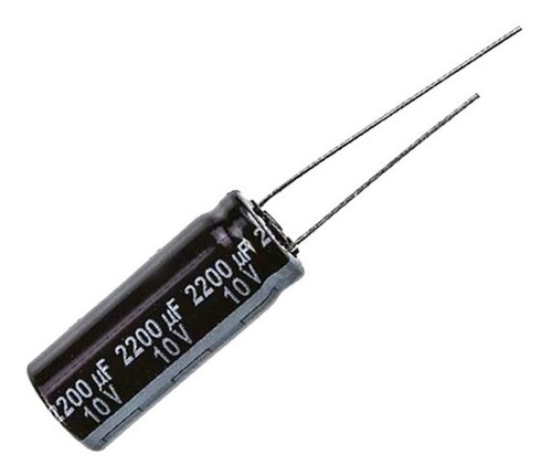 Condensador - Filtro - Capacitor 10v 2200uf Electrolitico