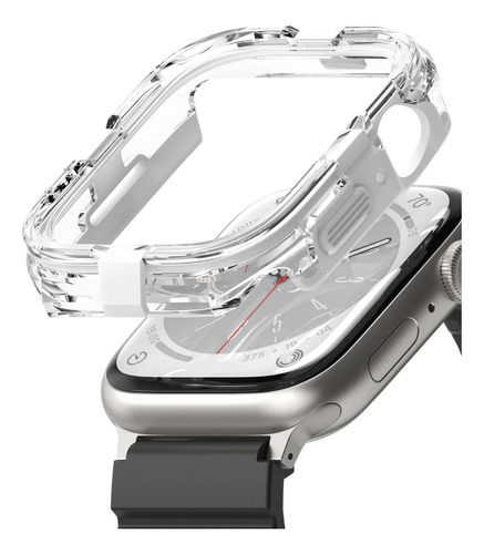 Case Ringke Fusion Bumper Para Apple Watch 7 8 9 45mm Clear