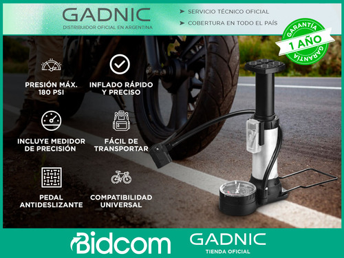 Bomba De Pie Gadnic Manguera De Alta Presión 20pcs