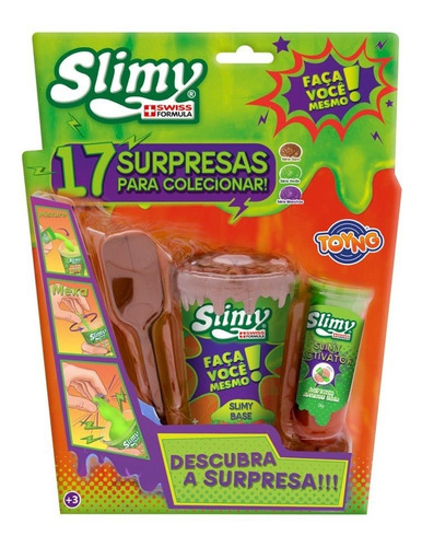 Brinquedo Novo Kit Slimy Com Acessórios Da Toyng 35837